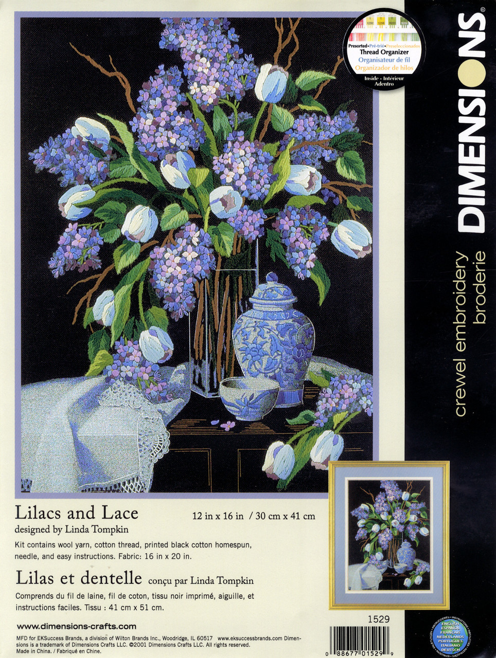 Dimensions - Lilacs and Lace - CrossStitchWorld