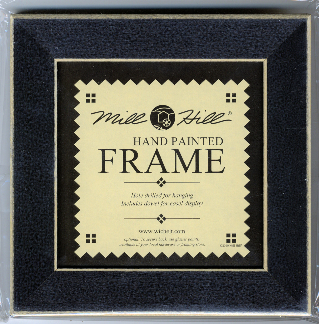 Mill Hill - 6" x 6" Matte Black Hand Painted Frame