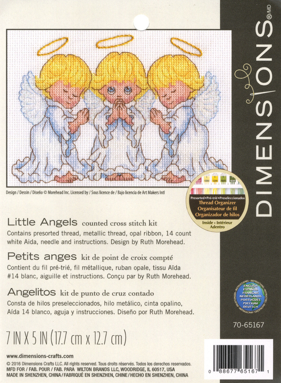 Dimensions Mini Kit - Little Angels - CrossStitchWorld