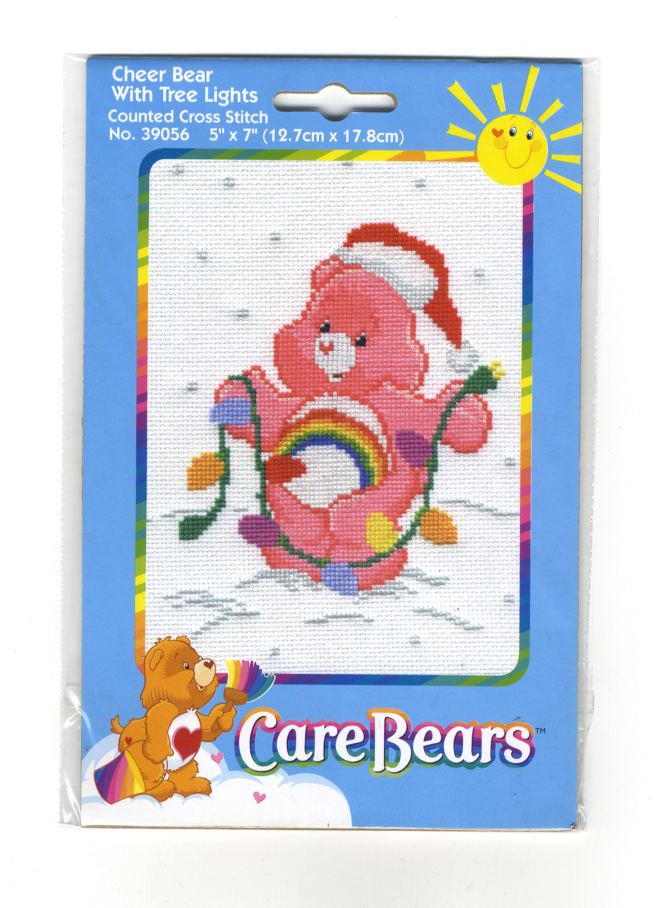 Candamar / Care Bears - Cheer Bear With Tree Lights - CrossStitchWorld