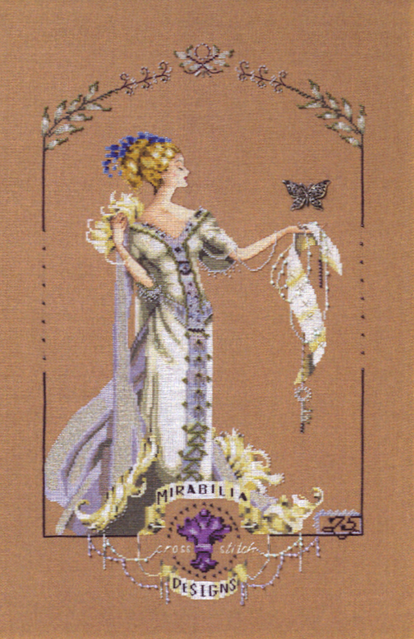 ★TOUT Y EST★ Mila Lady Miniature Cross 16 RXBRX24119GRD Mirabilia Embellishment Pack - Lady Mirabilia - CrossStitchWorld
