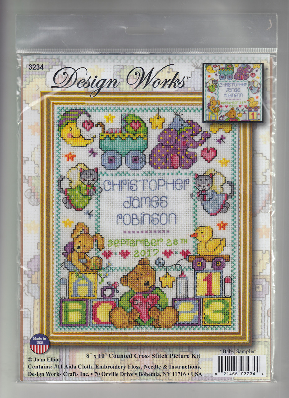 Baby, Children's and Family Cross Stitch Kits from Various designers