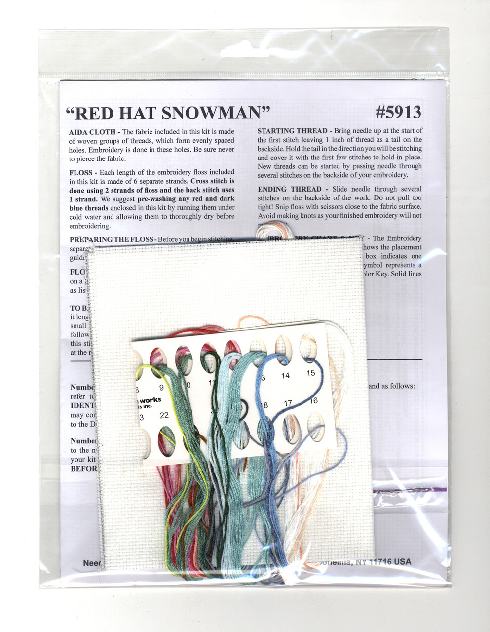 Design Works - Red Hat Snowman   
