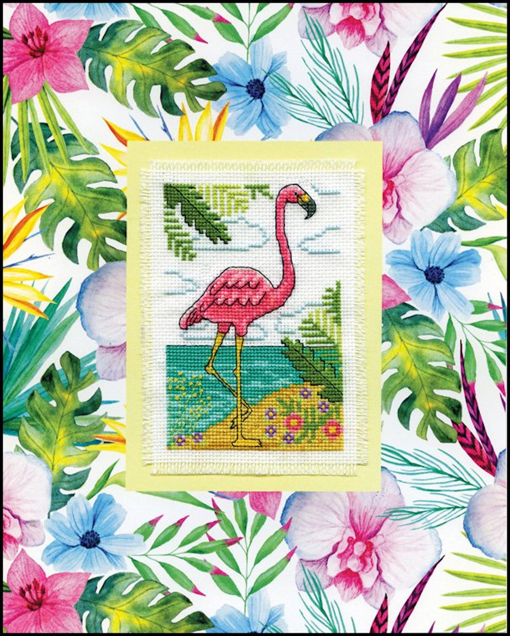 Design Works - Flamingo Stitch & Mat