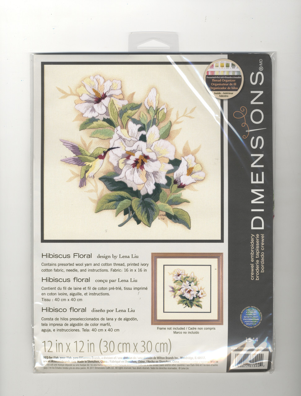 Dimensions - Lena Liu - Hibiscus Floral - CrossStitchWorld