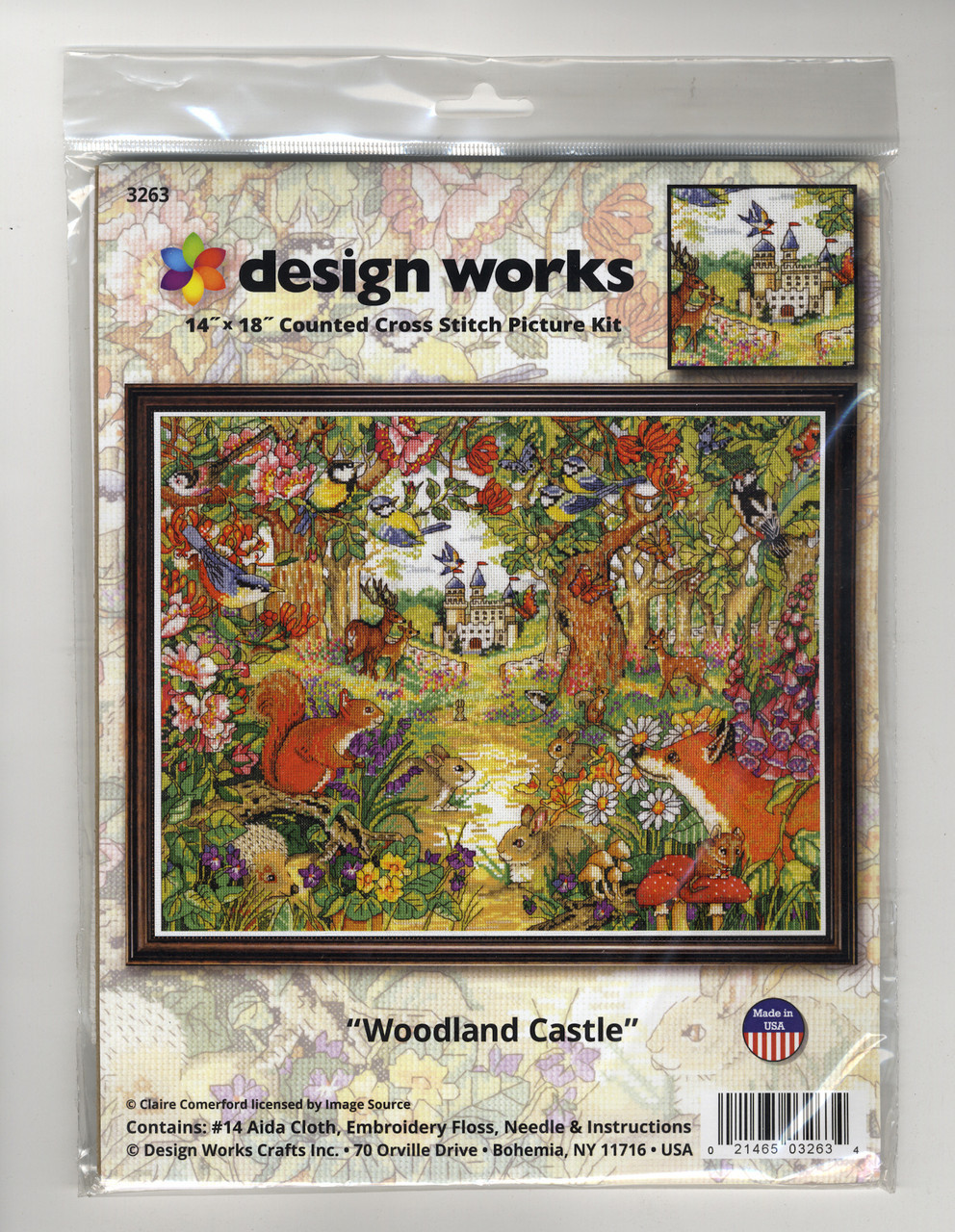 Design Works - Castle in the Clearing - CrossStitchWorld