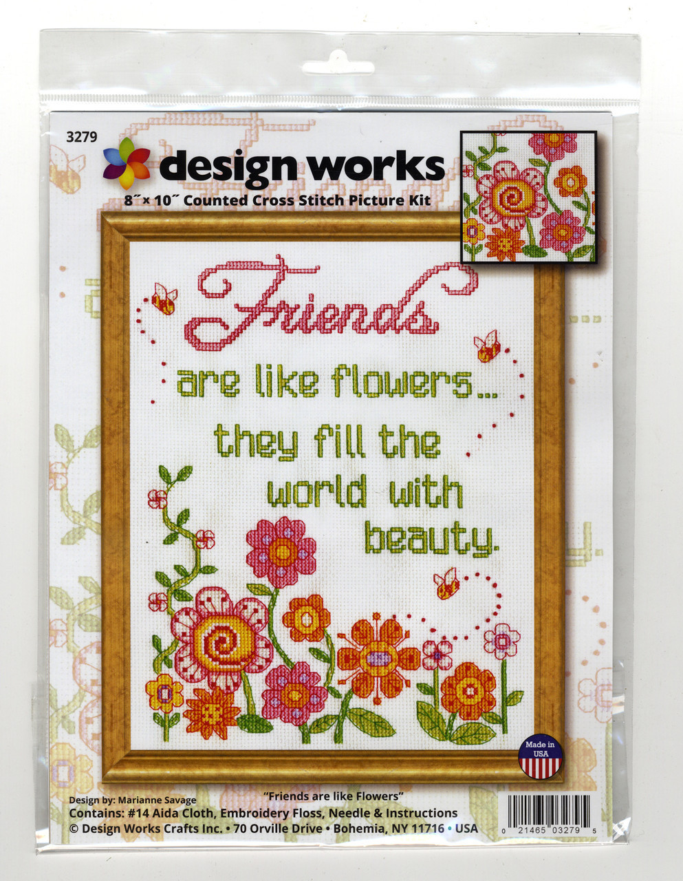Design Works - Friends are like Flowers