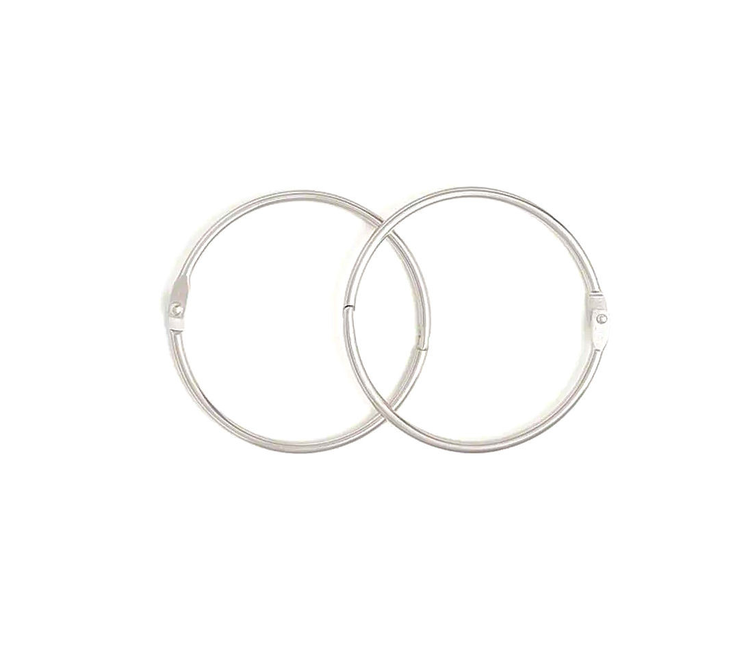 DMC - (2) 2.5in Metal Craft Rings