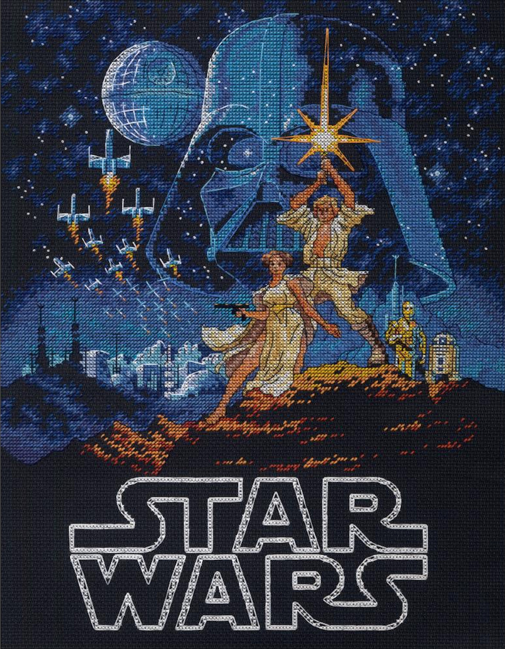 Dimensions Star Wars - Luke & Princess Leia - CrossStitchWorld