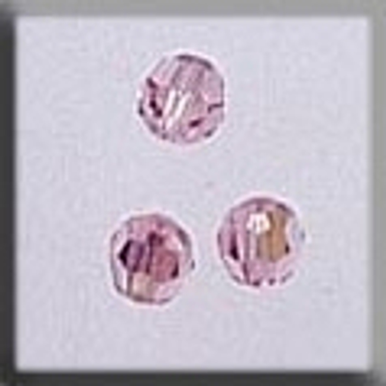 Mill Hill Crystal Treasures - Round Bead Light Rose AB #13021