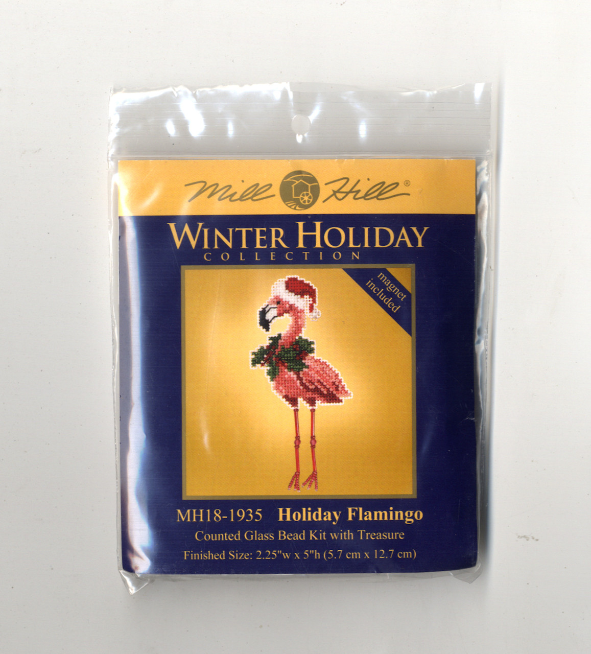Mill Hill Perlen Kreuzstich Set – Oli & Holli Elf Weihnachtsornamente (Winter Holiday Collection)
