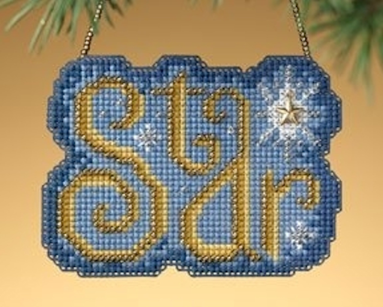 Mill Hill 2009 Winter Greetings Charmed Ornament - Star