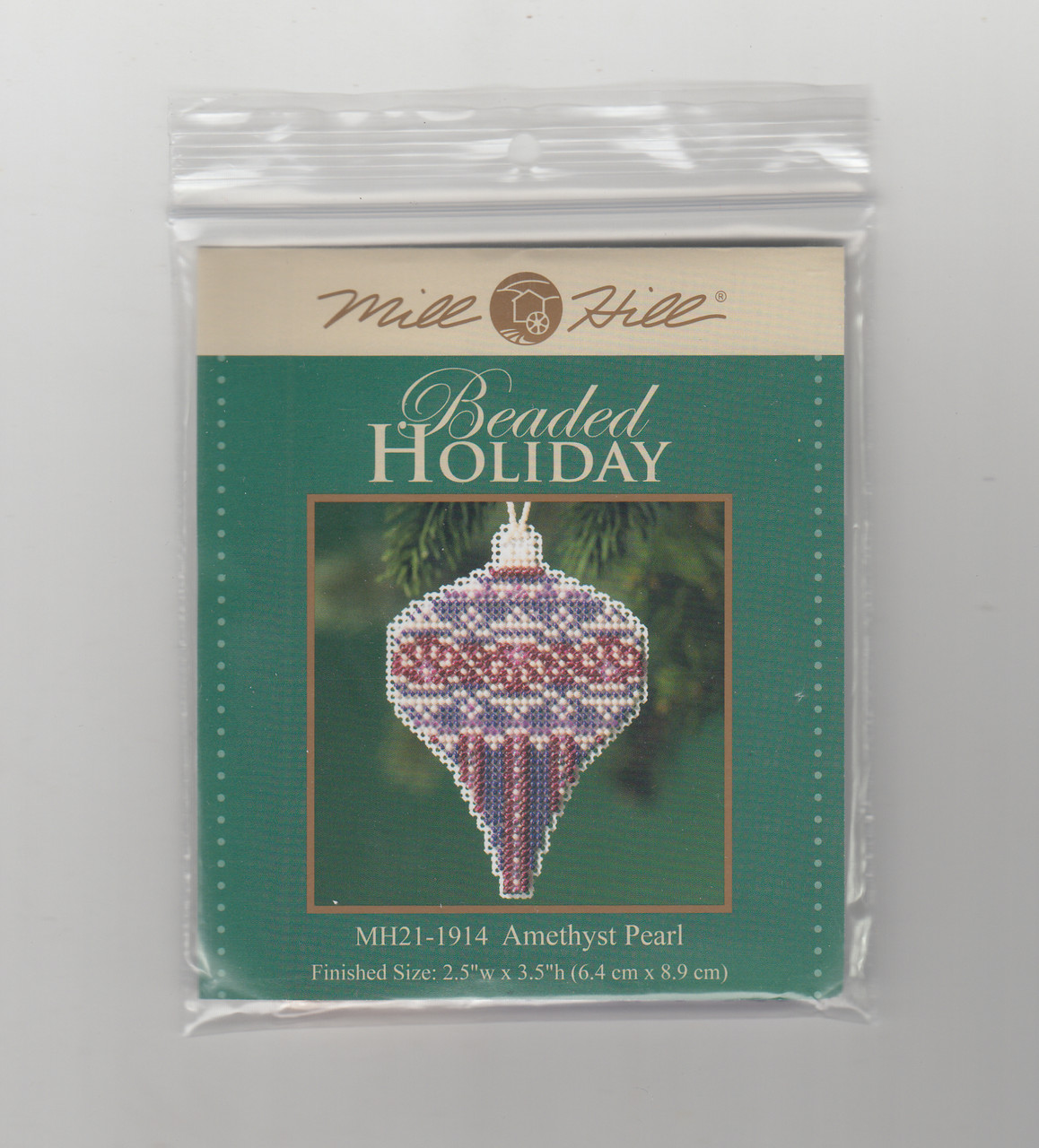 Mill Hill, Emerald Wreath - Christmas Ornament Cross Stitch Kit