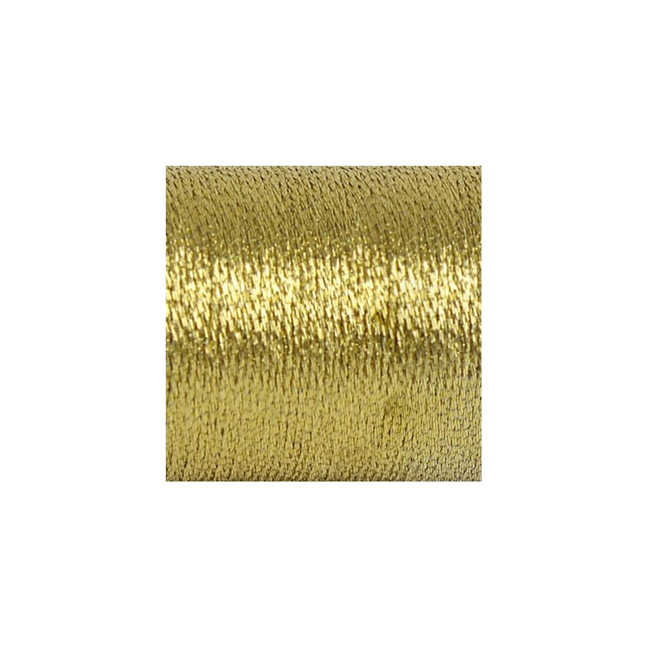 DMC - 21.8 Yard Spool of Dark Gold Diamant Grande Metallic Thread