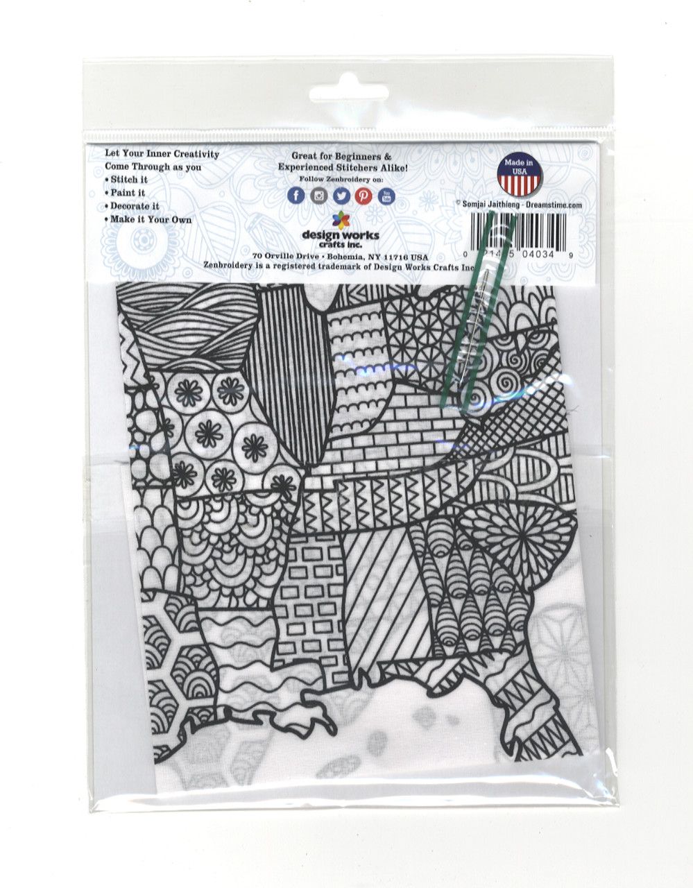 Design Works - Zenbroidery USA Map