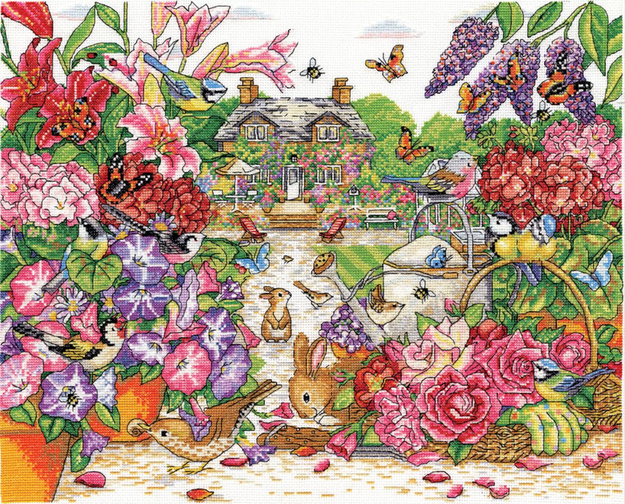 Design Works Full Bloom Garden Crossstitchworld Design Works Full Bloom Garden Crossstitchworld