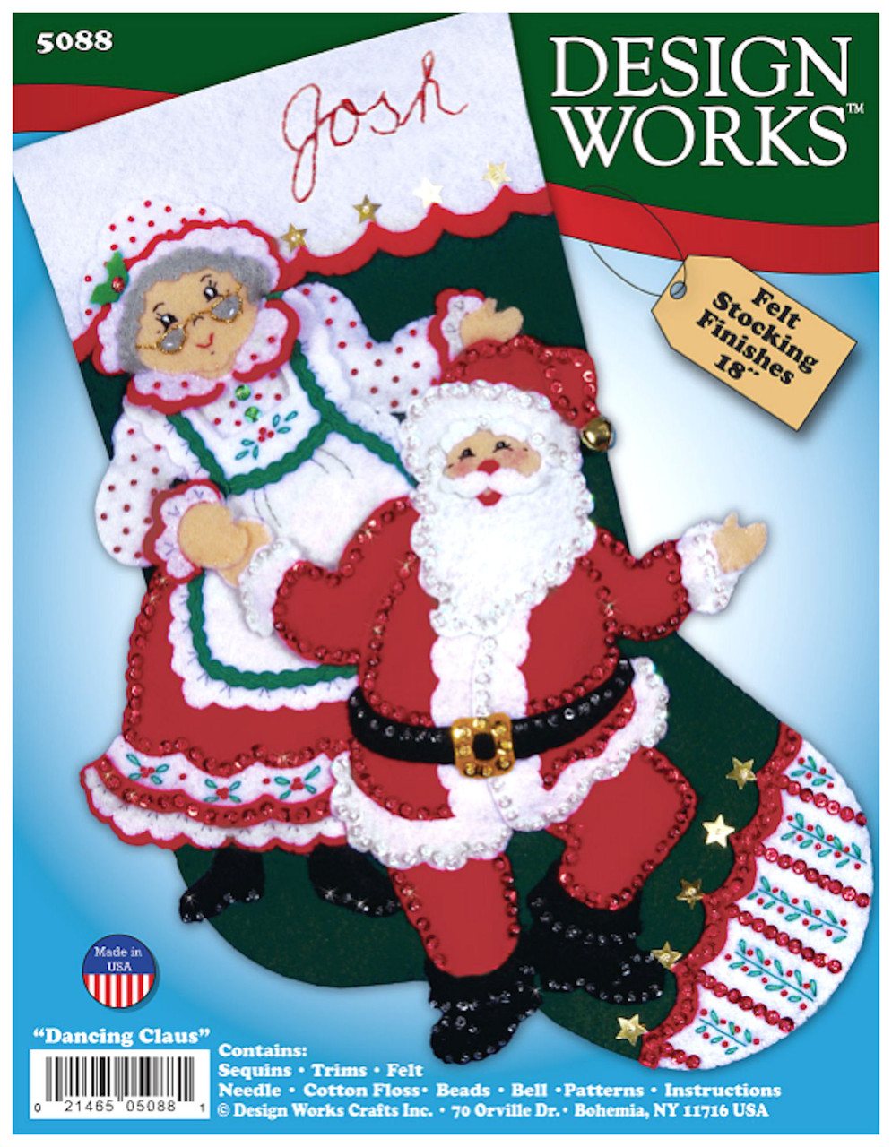 Design Works - Dancing Claus Stocking