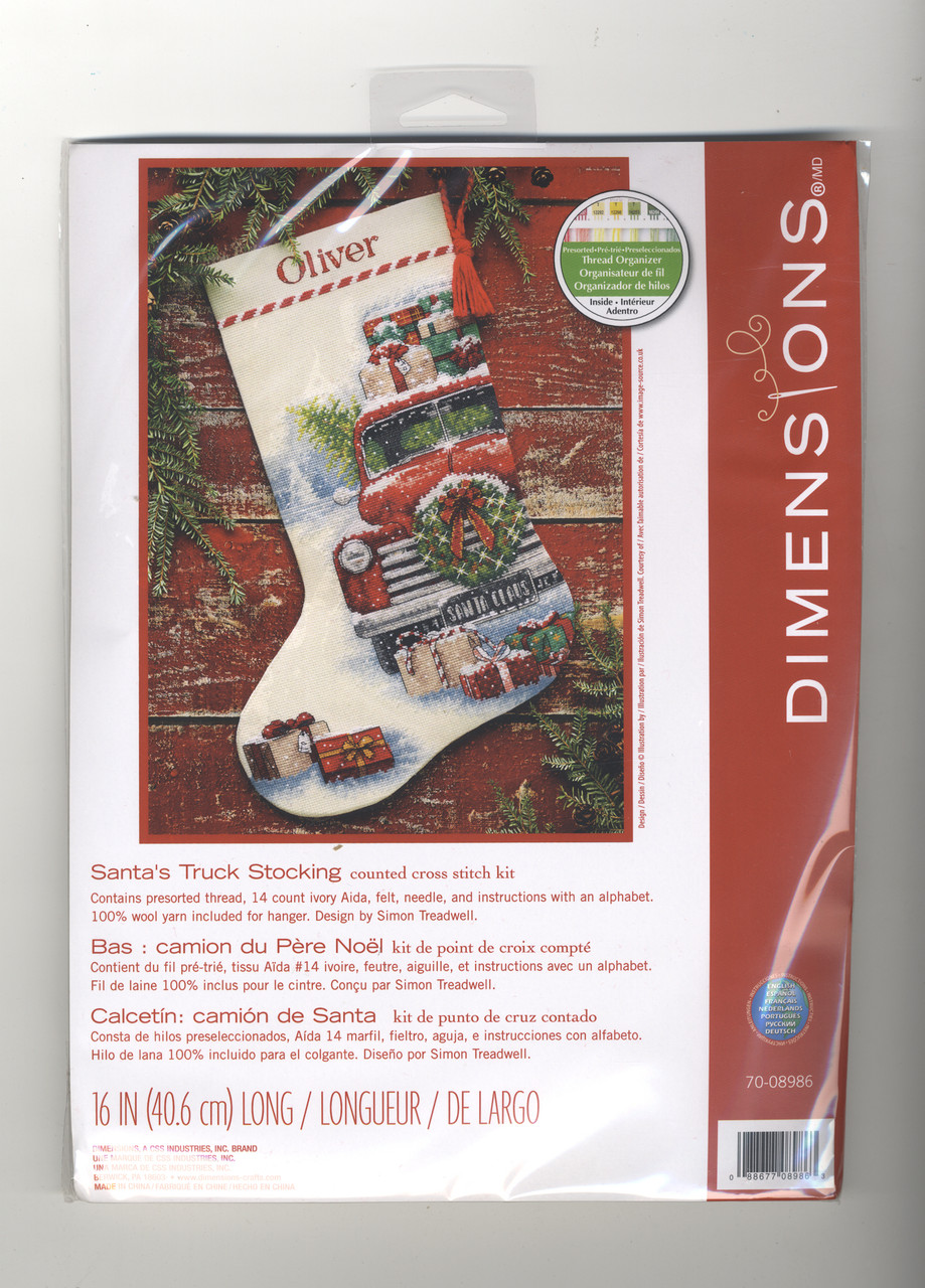 Dimensions - Santa's Truck Stocking