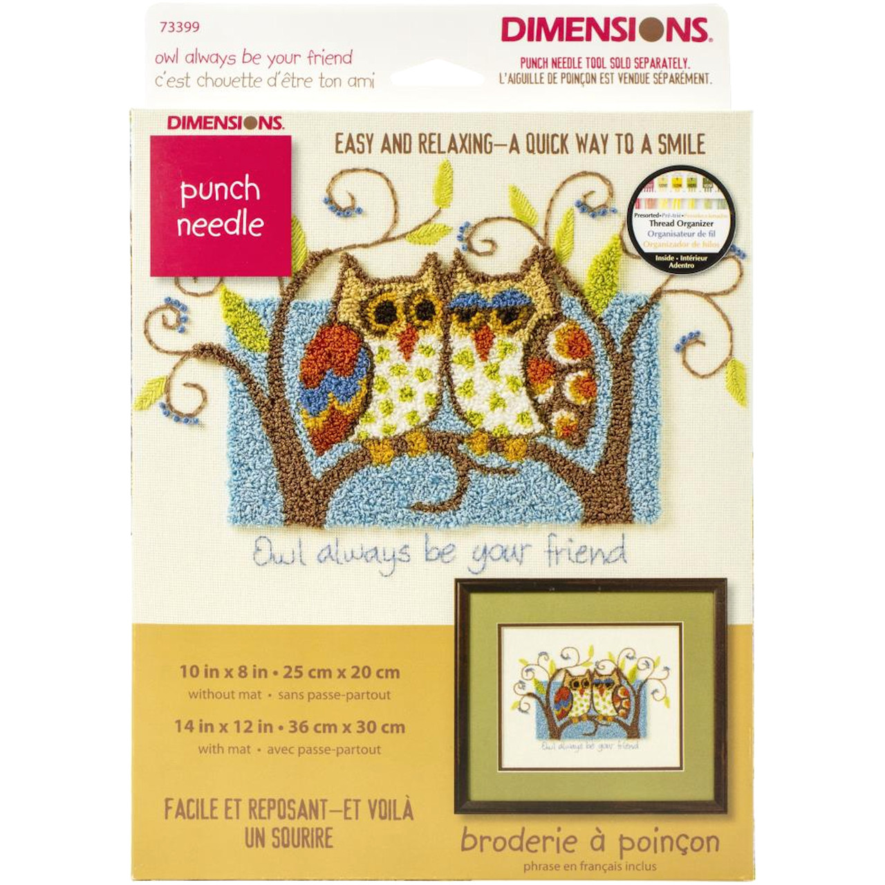Dimensions Punch Needle - Owl Always Be Your Friend