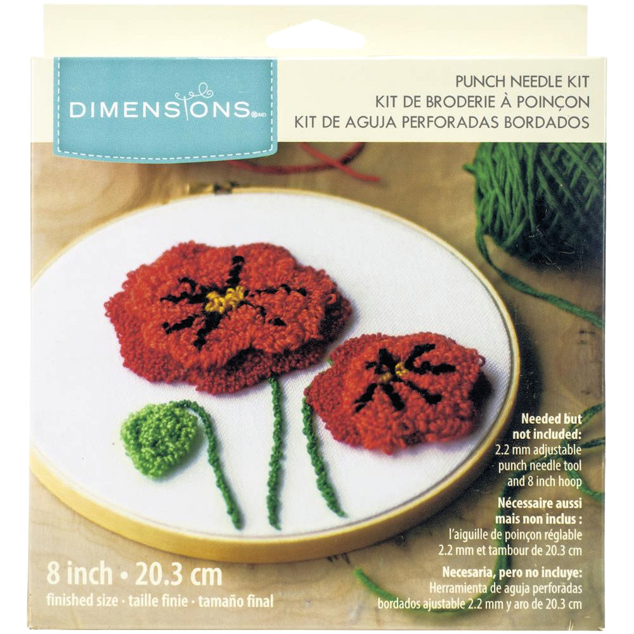 Dimensions Punch Needle - Poppies