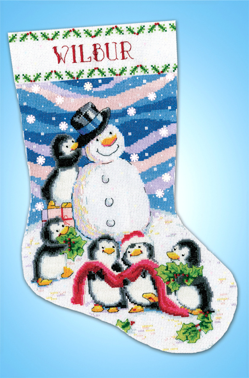 Design Works - Dressing Frosty Christmas Stocking