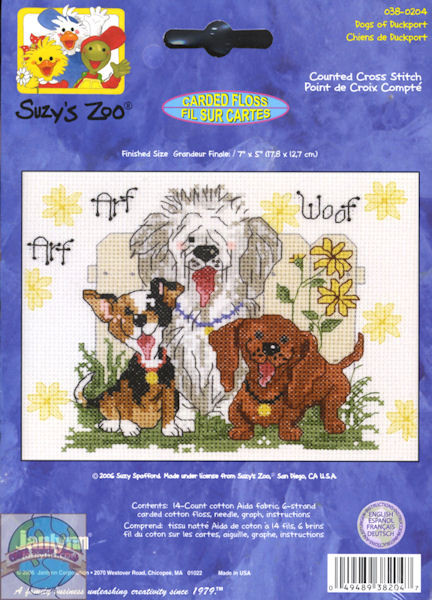 Janlynn / Suzy's Zoo - Dogs of Duckport - CrossStitchWorld
