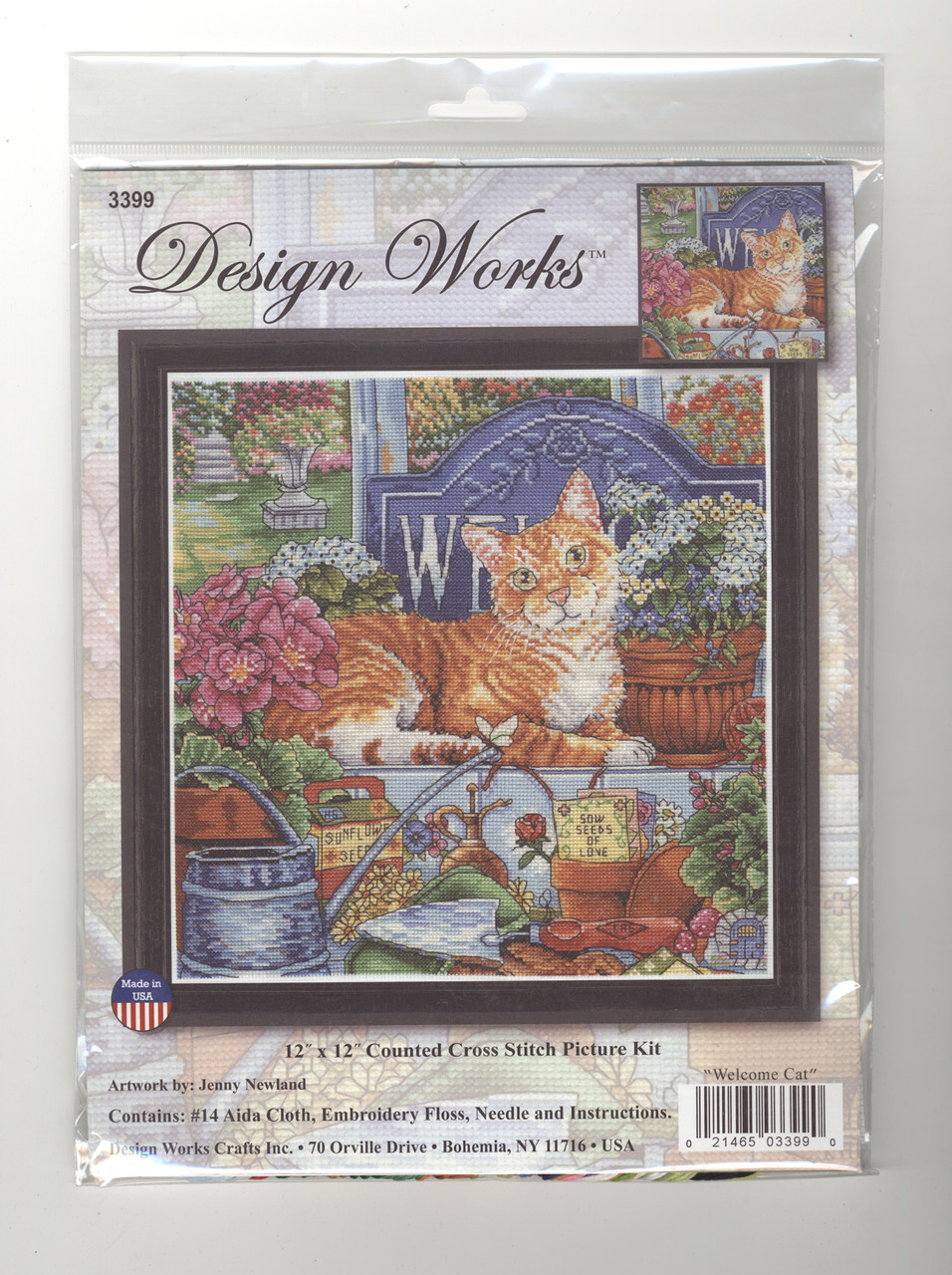 Design Works -  Welcome Cat