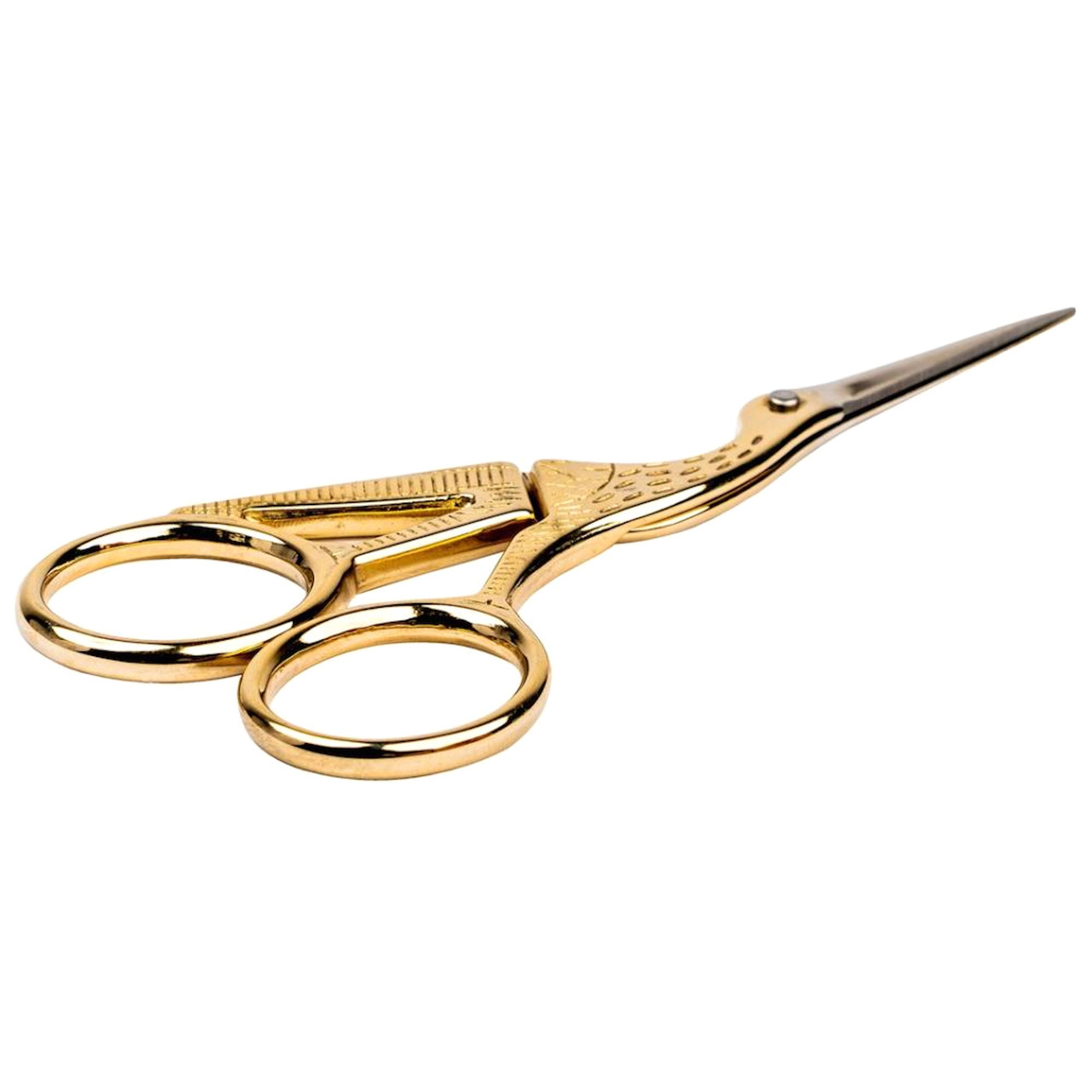 Singer Forged Stork Embroidery Scissors 4.5 Gold