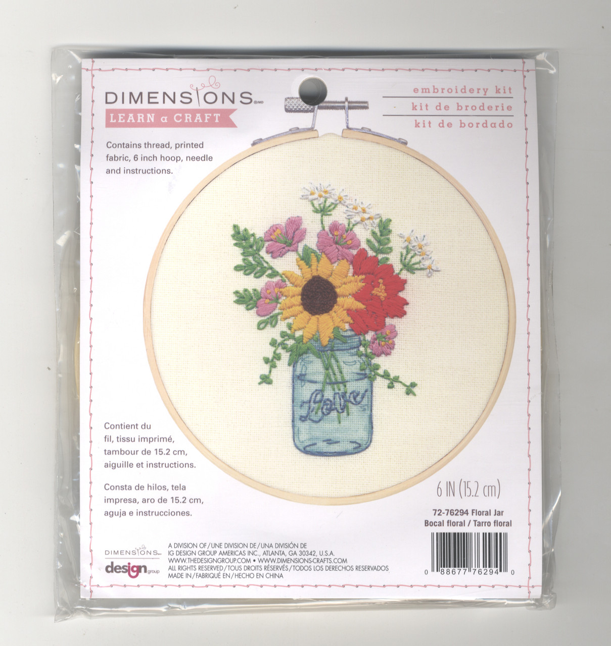 Dimensions Learn a Craft - Floral Jar