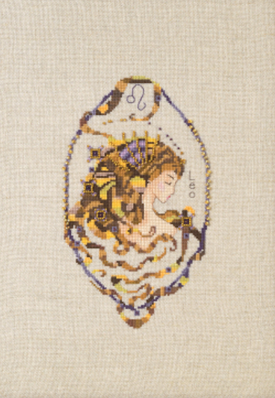 Nora Corbett - Zodiac Girls - Leo - CrossStitchWorld