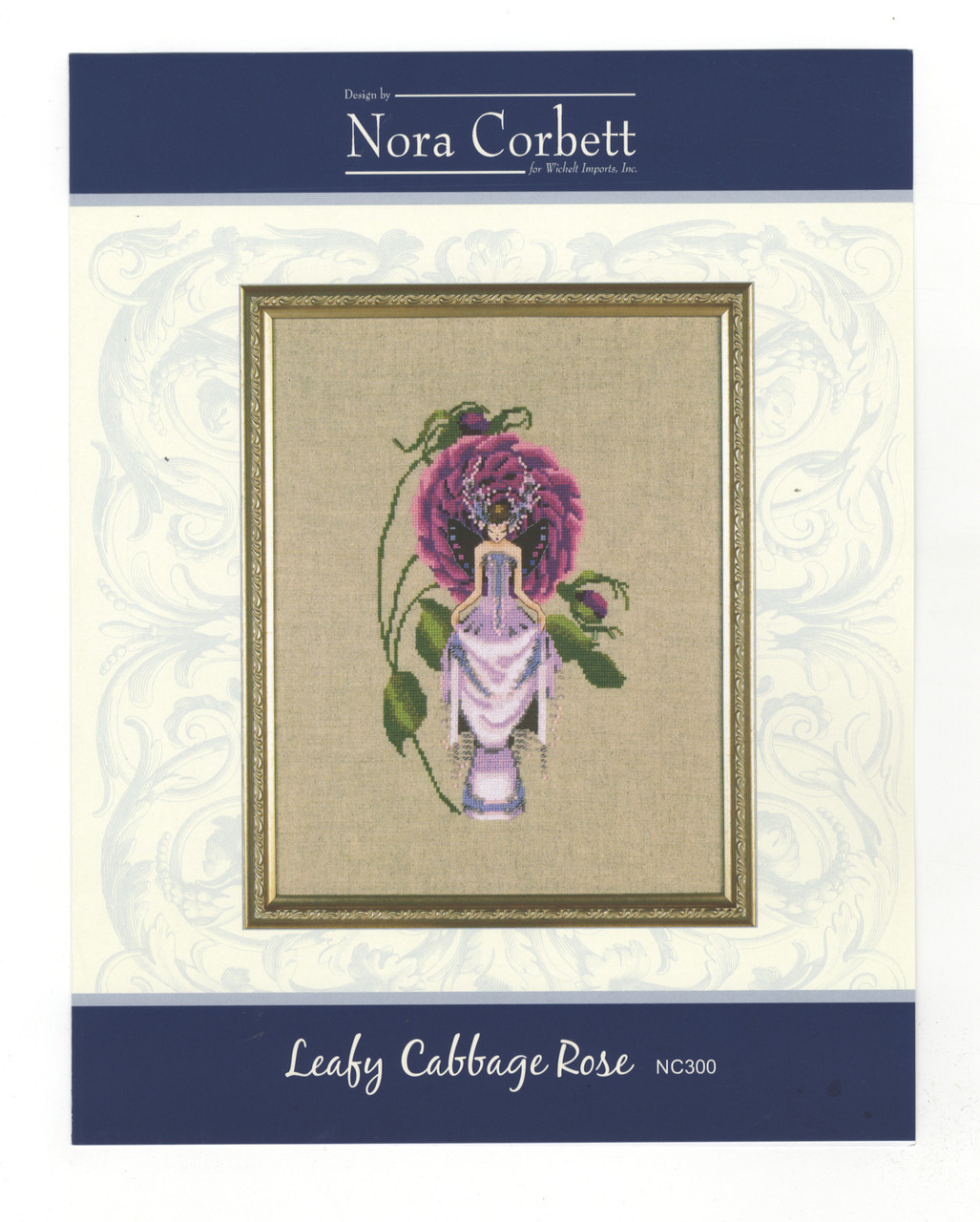 Nora Corbett Rose Couture - Leafy Cabbage Rose