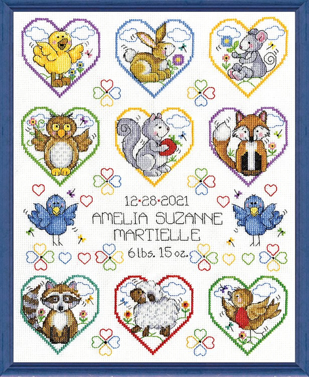 Design Works - Animal Hearts Sampler