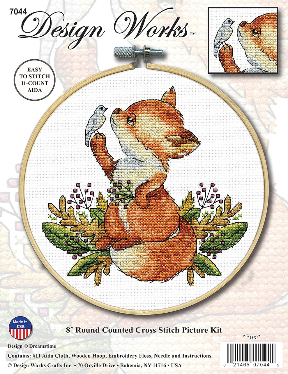 Design Works - Fox w/8" Hoop