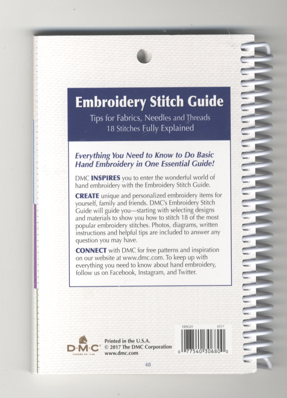 DMC Embroidery Stitch Guide