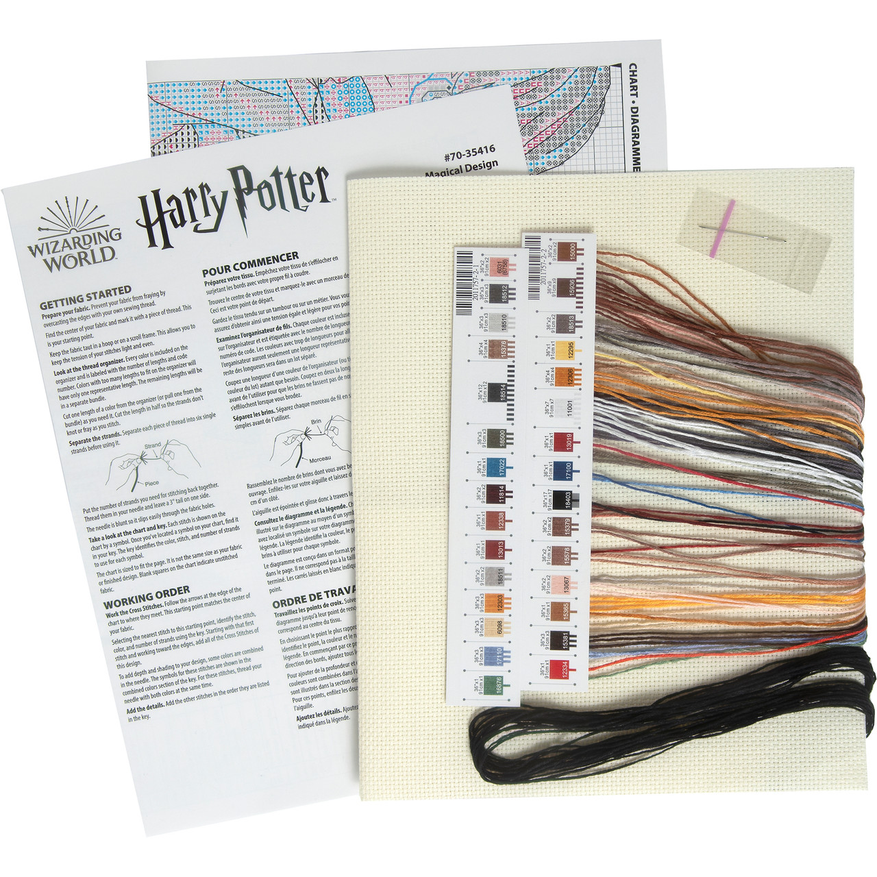 Dimensions Harry Potter Counted Cross Stitch Kit 11x11 Magical