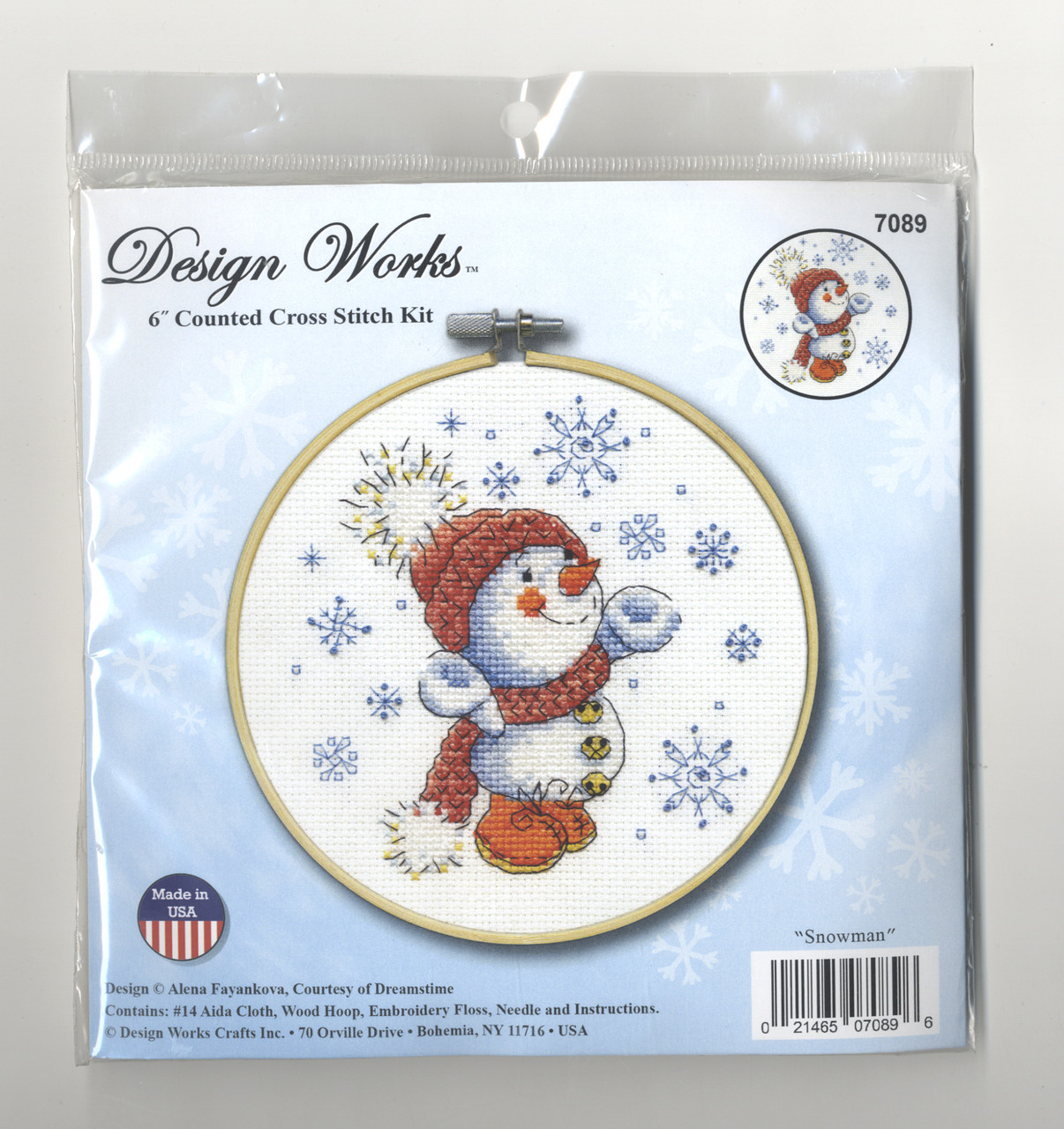  Snowman Christmas Ornament - Needlepoint Kit : Arts, Crafts &  Sewing