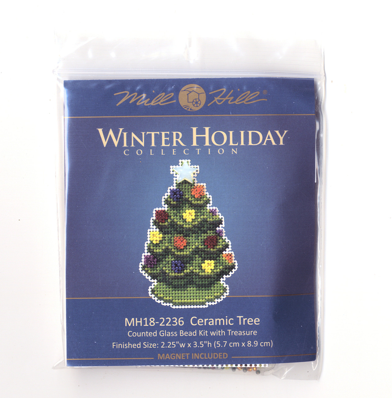 Mill Hill 2022 Winter Holiday Collection - Ceramic Tree Ornament