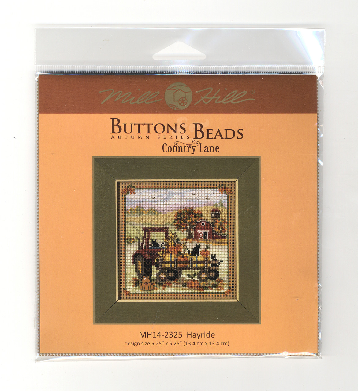 Mill Hill, Beaded Cross Stitch Kit, Hayride: Country Lane, MH142325