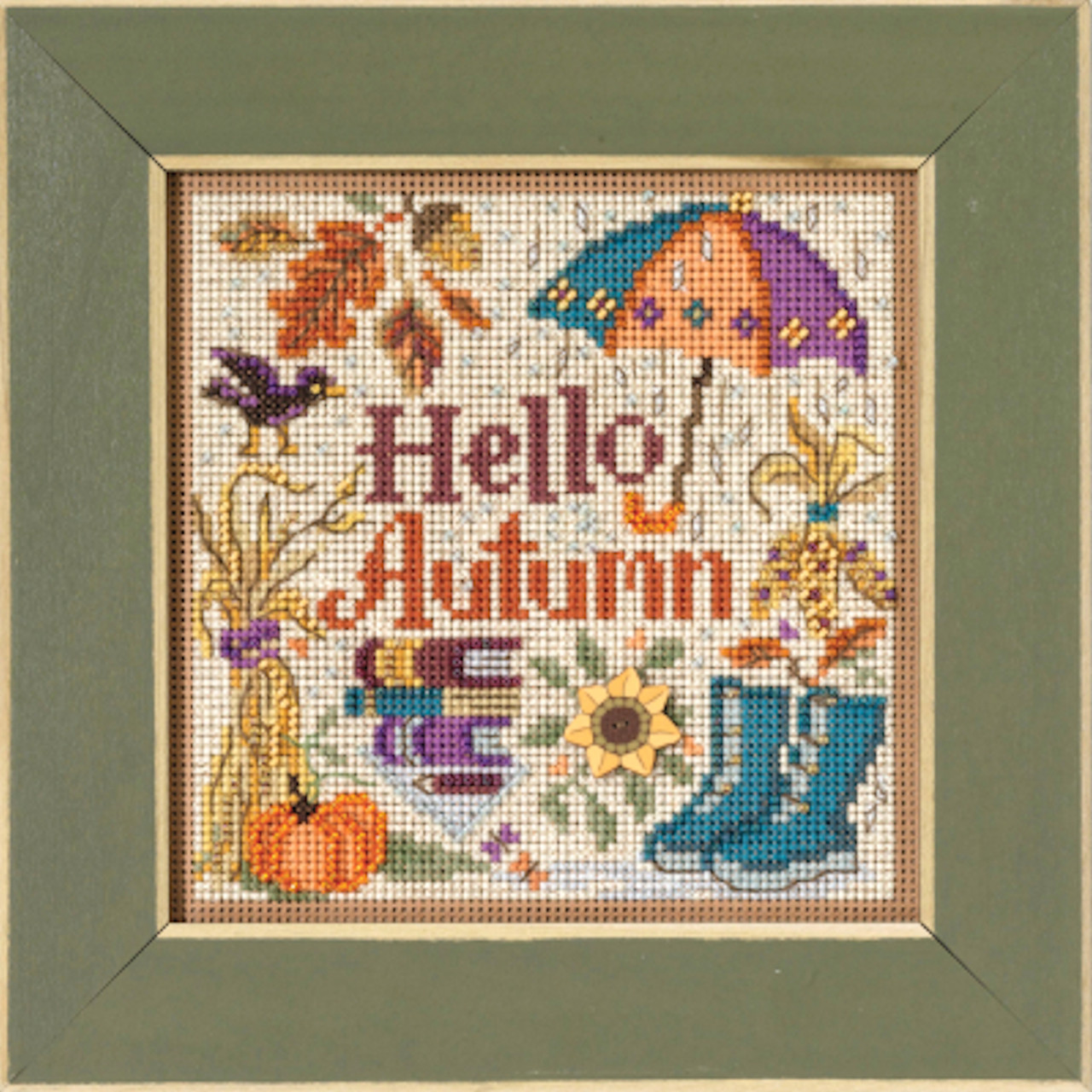 MH182321 Pumpkin Bouquet Kit (2023), Kits - By Mill Hill, Autumn Harvest  Pins