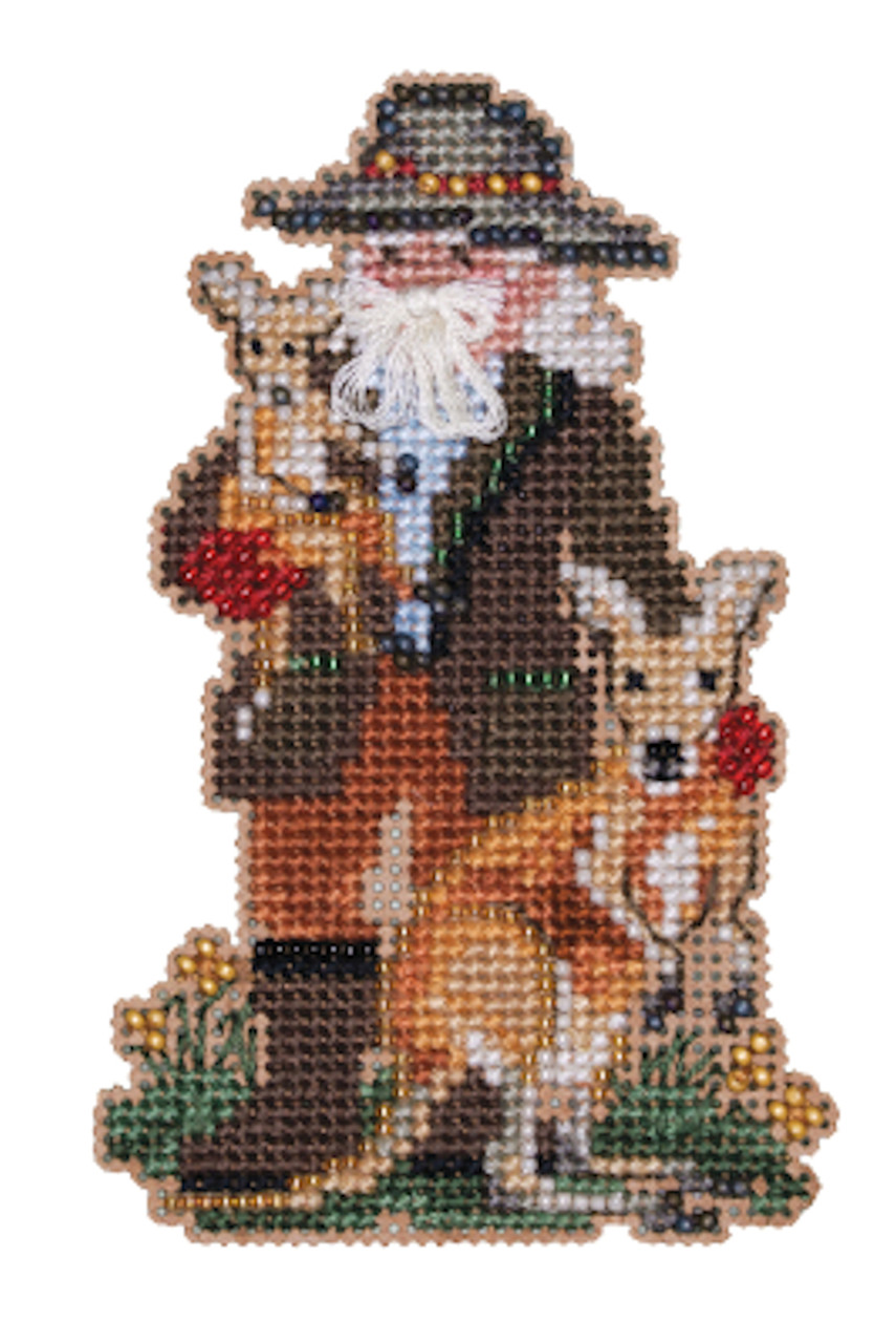 Kiwi Santa - 2023 - Beaded Cross Stitch Kit