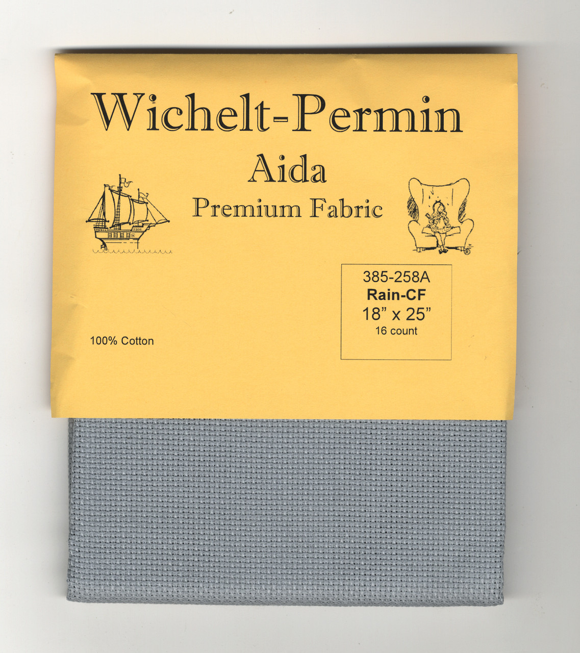 Wichelt 16ct Aida Rain-CF 18 x 25 385-258A