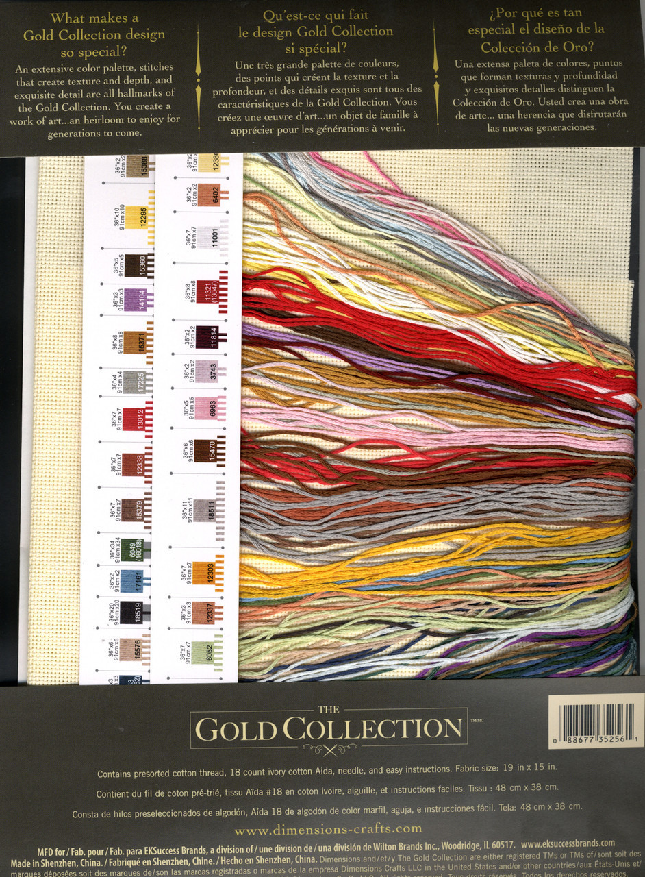 Dimensions Gold Collection Counted Cross Stitch Kit 15X11-City View (18  Count)