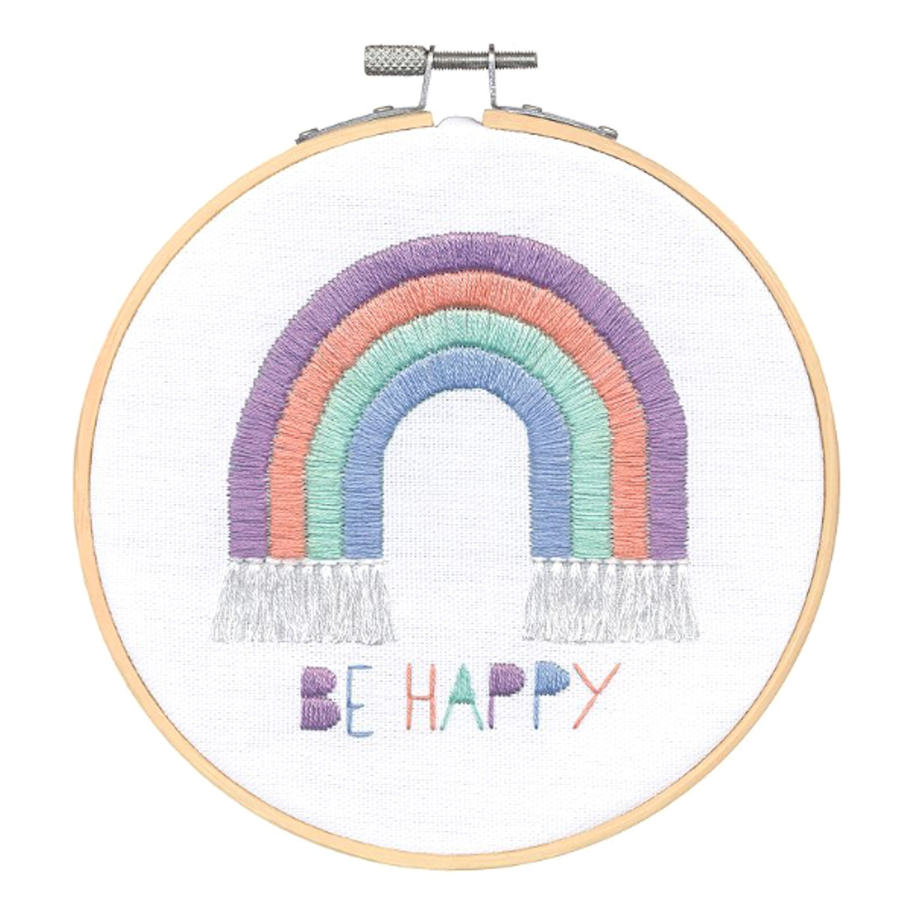 Dimensions Learn a Craft - Be Happy w/Hoop