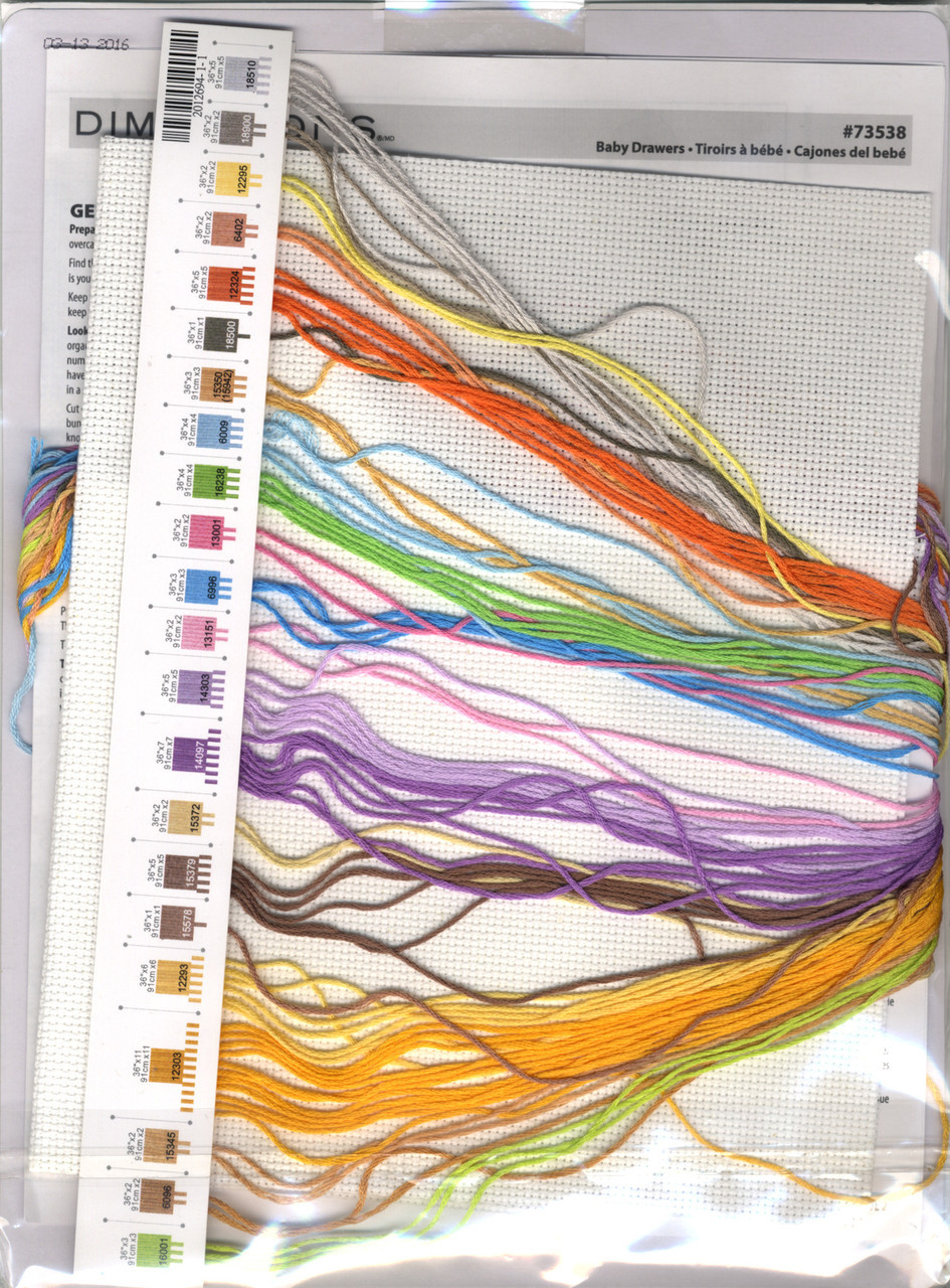 Dimensions - Baby Drawers Birth Record - CrossStitchWorld