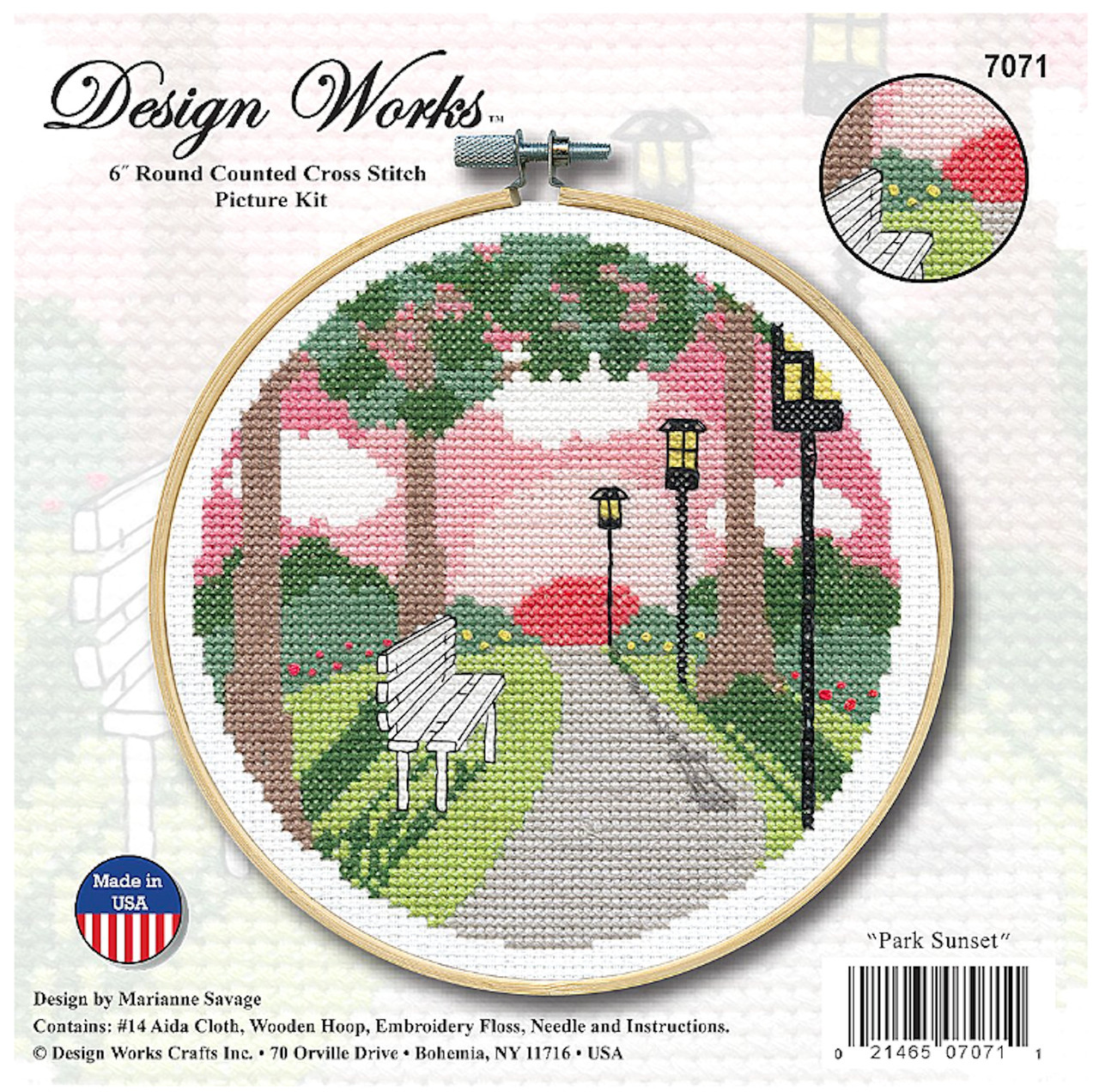 Design Works - Park Sunset w/6" Hoop