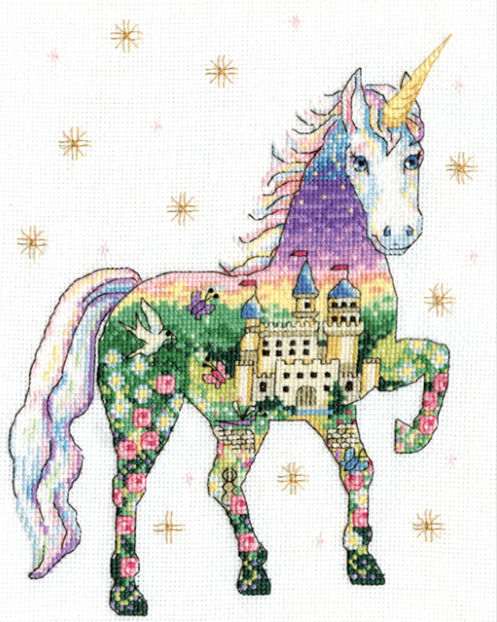 Design Works - Scenic Unicorn - CrossStitchWorld design-works-scenic-unicorn-crossstitchworld