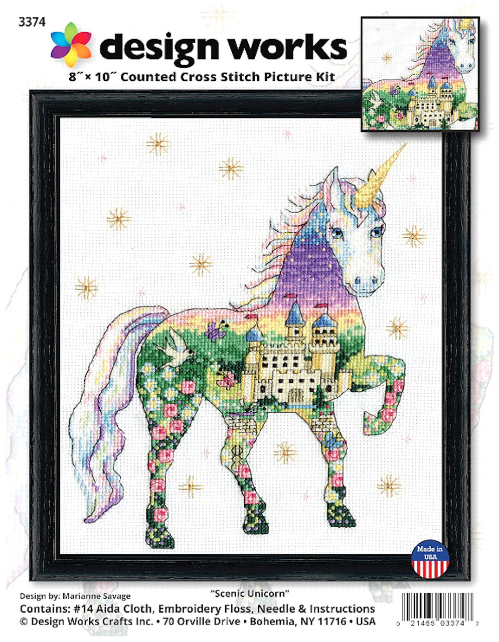 Design Works - Scenic Unicorn - CrossStitchWorld design-works-scenic-unicorn-crossstitchworld