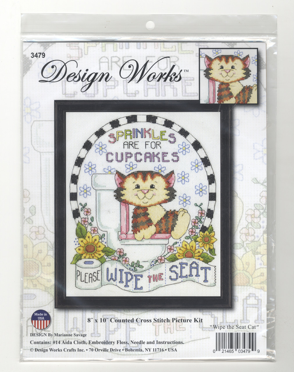 Design Works - Wipe the Seat Cat