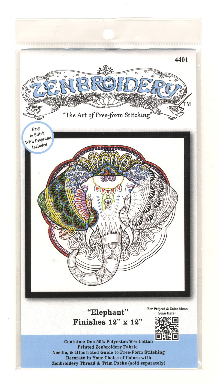 Design Works - Zenbroidery Elephant