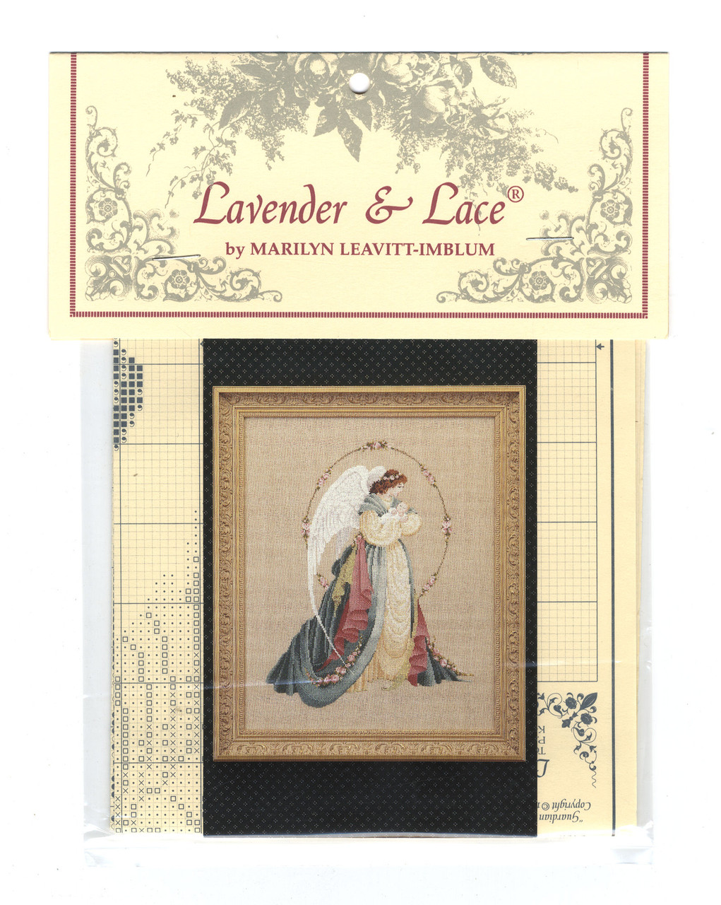 Lavender & Lace - Guardian Angel - CrossStitchWorld